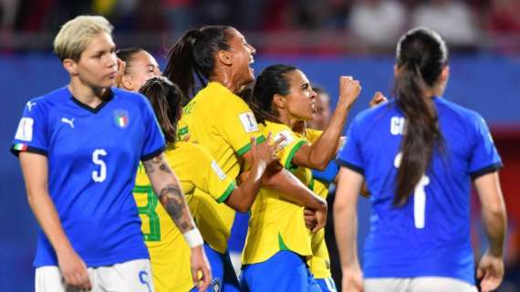 Nazionale femminile, Italia-Brasile: 0-1