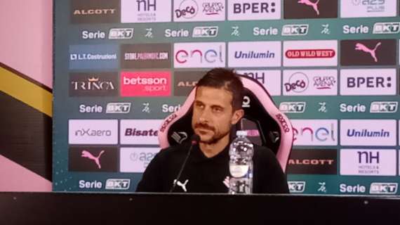 Palermo, Dionisi in conferenza in vista del Sudtirol