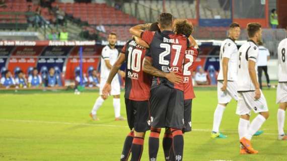Cagliari-Sampdoria 2-1: decidono Melchiorri e l'errore di Viviano