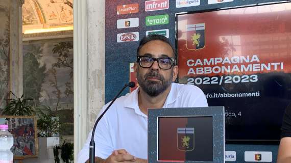Genoa-Reggina, l'ad Blazquez: "Sfida importante, riempiamo il Ferraris"