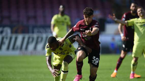 Salernitana, un centrocampista rientra in anticipo dal prestito