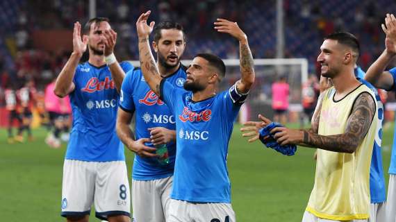 Serie A: posticipo 10a giornata, il Napoli batte il Bologna e aggancia il Milan in vetta