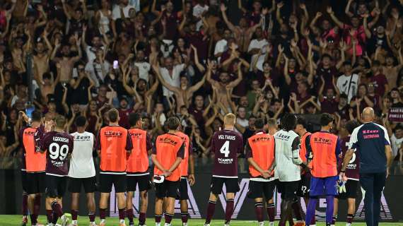 Salernitana, dal ritorno in B è la terza miglior partenza, la seconda per gol fatti