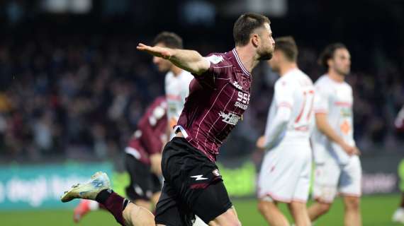 Salernitana, per Cerri una doppietta che mancava da oltre due anni