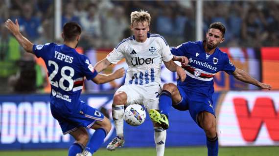 Serie B, Giudice Sportivo: la Samp perde un centrocampista per il match con la Salernitana