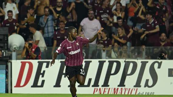 Salernitana: confermate le quattro giornate di squalifica per Kallon, torna col Palermo