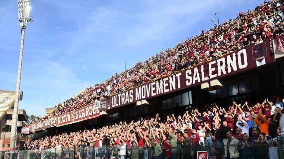 Media spettatori dalla A alla C: Salernitana al ventunesimo posto