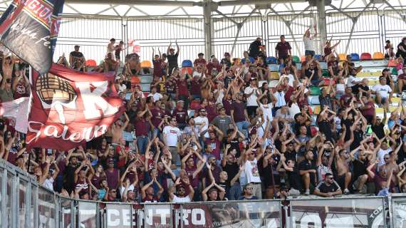 Ufficiale: niente trasferta di Frosinone per i tifosi della Salernitana