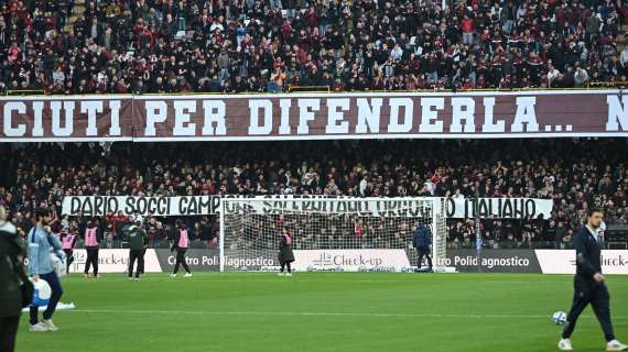 Salernitana-Frosinone seconda gara della 27a giornata con più tifosi allo stadio: ecco tutti i dati