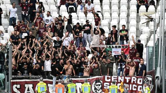 Salernitana mai sola, anche a San Matteo tanti tifosi al seguito