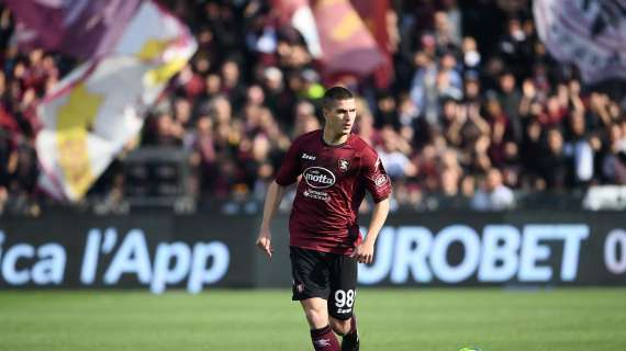 Salernitana, domani partita speciale per Lorenzo Pirola