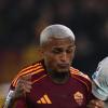 Roma-Inter 0-1 - Soulé ci prova con il destro, ma il tiro è debole e facile preda di Sommer