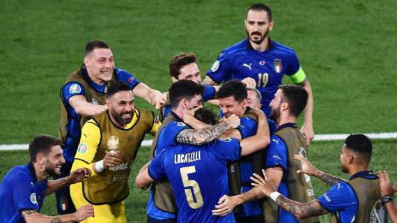 La Roma in Nazionale - Italia-Svizzera 3-0 - Decidono la doppietta di Locatelli e il gol di Immobile. 90 minuti per Spinazzola, entra nel finale Cristante