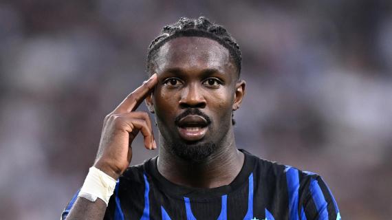 Roma-Inter, risentimento muscolare al bicipite femorale della gamba sinistra per Thuram