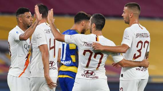 Roma con oltre novecento vittorie in più del Parma in Serie A