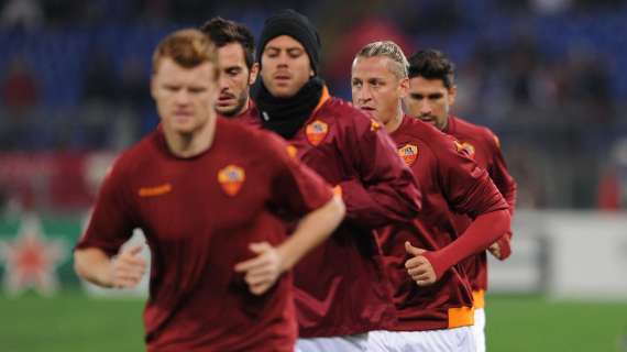 Trigoria: assente Adriano, differenziato per Perrotta; Montella prova Brighi dietro Totti