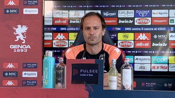 Genoa, Gilardino: "De Rossi ha dato stimoli importanti, sono felice del suo percorso. Domani Strootman giocherà"
