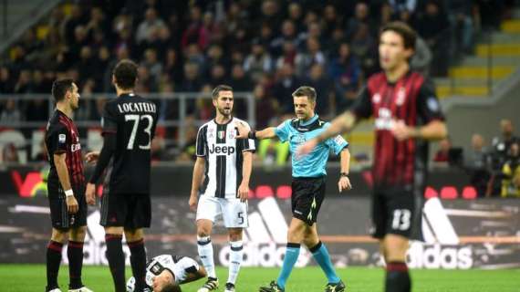 Milan-Juventus, Rizzoli prima convalida, poi annulla un gol regolare a Pjanic