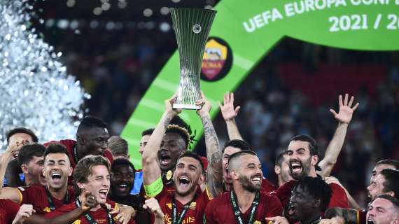 LA VOCE DELLA SERA - La Roma vince la Conference League. Mourinho: "Oggi non era lavoro, oggi era storia e noi l'abbiamo scritta. Sono romanista al 100%, qui la gente è incredibile". Friedkin: "È un’emozione enorme"